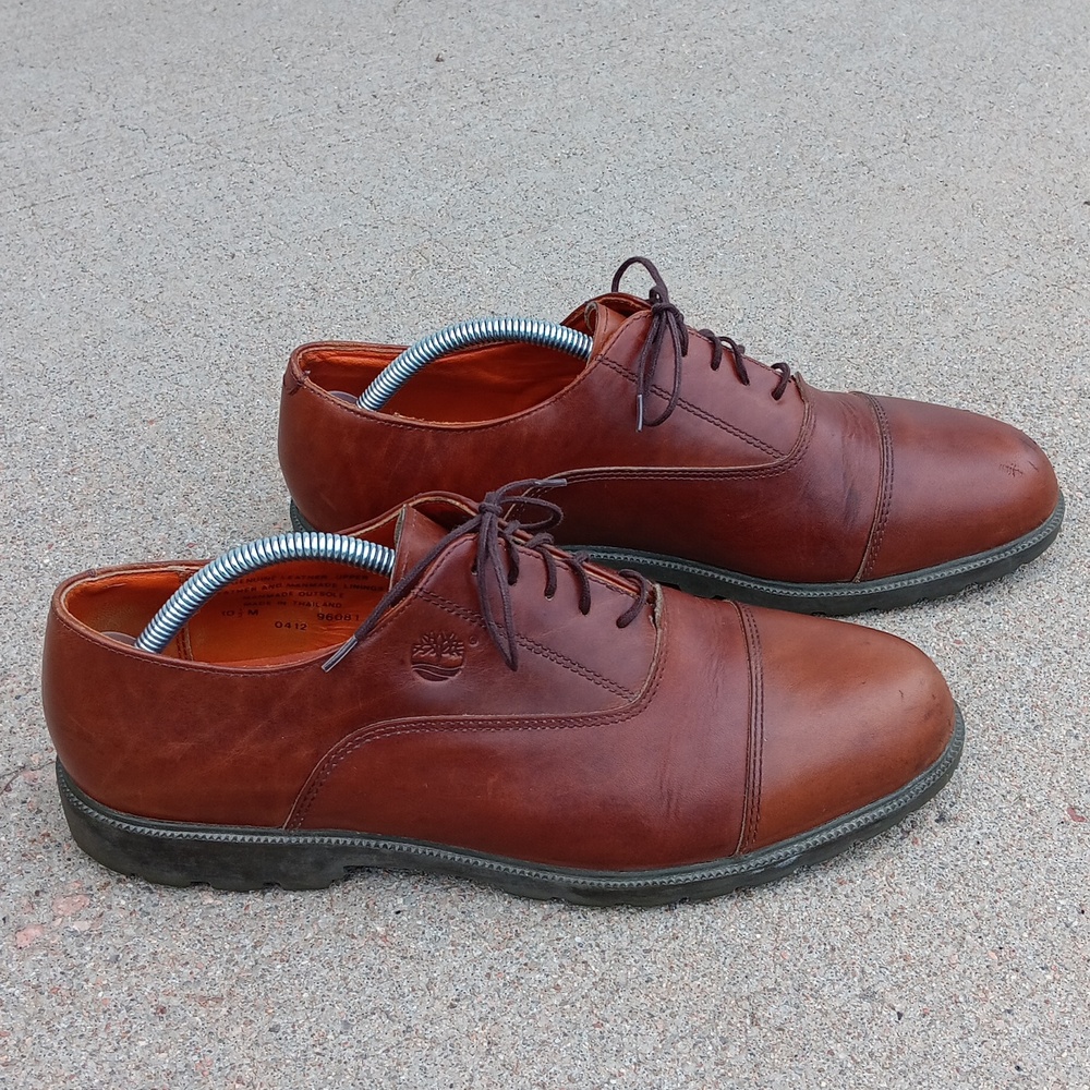 Timberland Brown Leather Oxfords